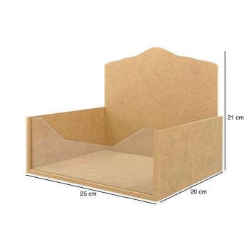 CESTA BOX 25X20X9 ACRILICO