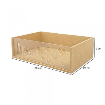 CESTA ACRILICO MAE 30X20X9